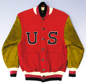 ウエアハウス　袖革スタジャン